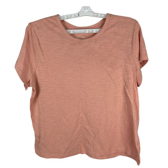 Time And Tru Womens Size XL Pink Cotton Blend T-Shirt - Picture 1 of 5